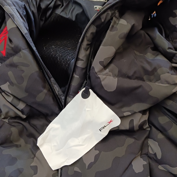 RLX Ralph Lauren 2008 Men's Medium Puffer Ski Snowboard Coat $595 Urban Camo - Picture 4 of 10